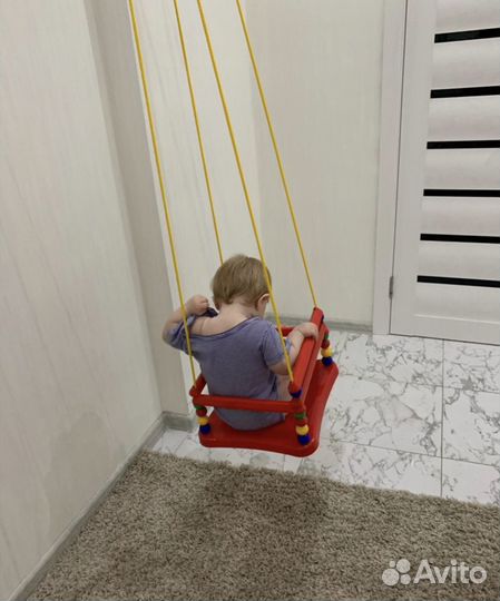Качели детские подвесные новые