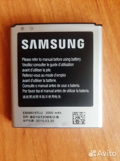 Аккумулятор для телефона samsung
