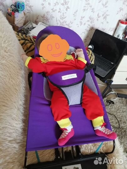 Детские качели шезлонг