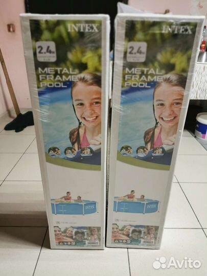 Каркасный бассейн новый