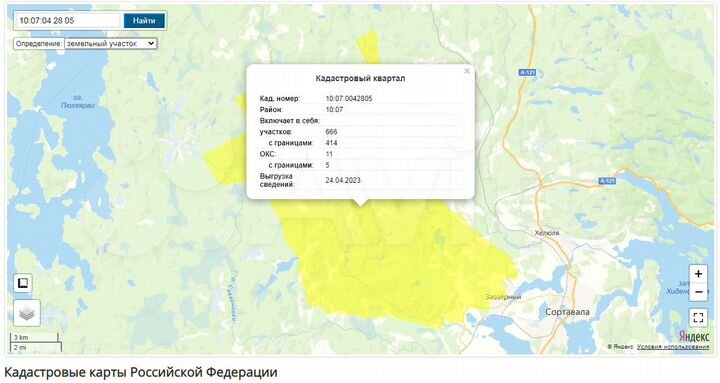 Кадастровая карелии