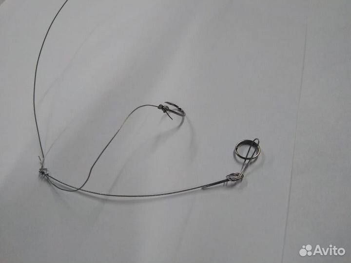 Поводок 6 крючков с отводами готовый монтаж