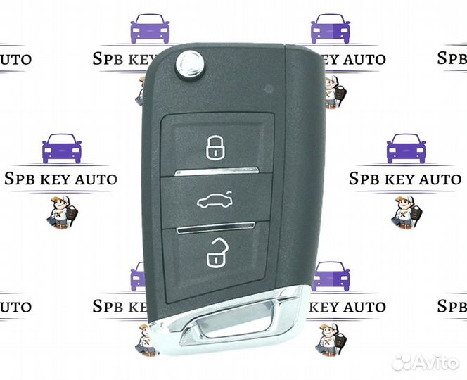 Ключ для Volkswagen, Skoda, Seat