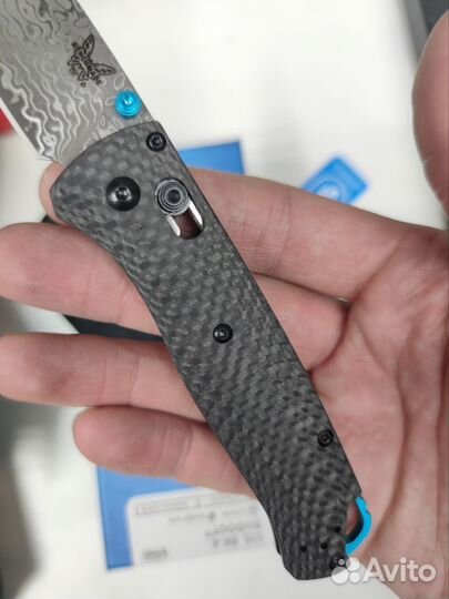 Нож складной Benchmade Bugout 535 Дамаск/Карбон