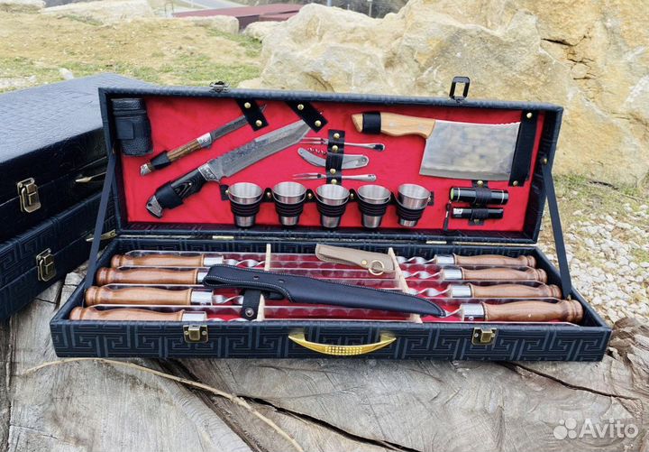 Подарочный набор для шашлыка кейс