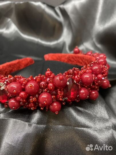 Ободок для волос ручной работы