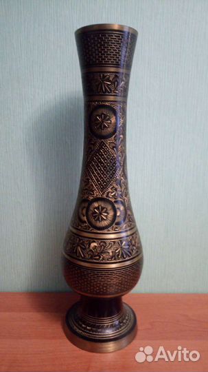 Ваза высокая 49.5 см индия времён СССР