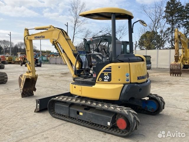 Мини-экскаватор Komatsu PC40MR-3, 2015