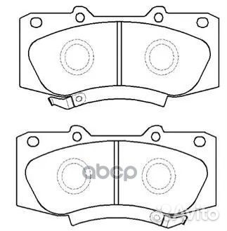 Колодки тормозные дисковые toyota: Hilux 2.7 HP