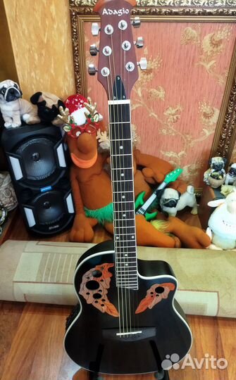 Электроакустическая гитара Adagio MDR-4120 BK