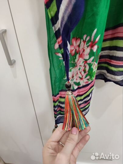 Накидка женская пляжная длинная