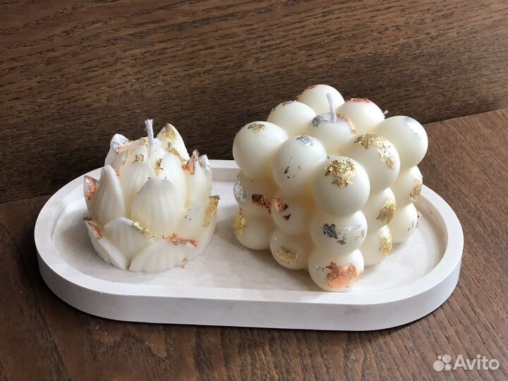 Свечи из кокосового воска