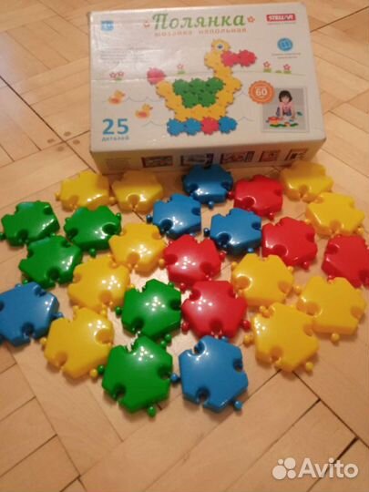 Мозаика и вкладыши рыбки