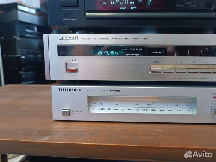 Тюнеры Luxman Denon Onkyo Telefunken