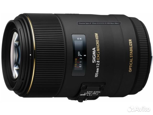 Объектив Sigma AF 105mm f/2.8 EX DG OS HSM Macro N