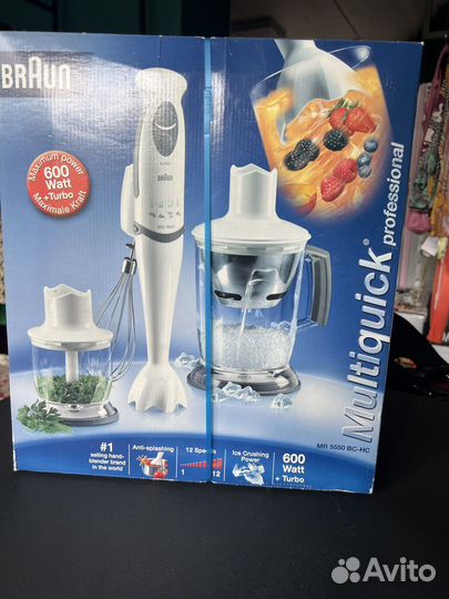 Блендер комбайн braun mr5550 bc-hc