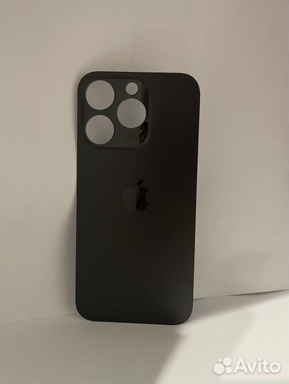 Задняя крышка на iPhone 14 Pro (черный)