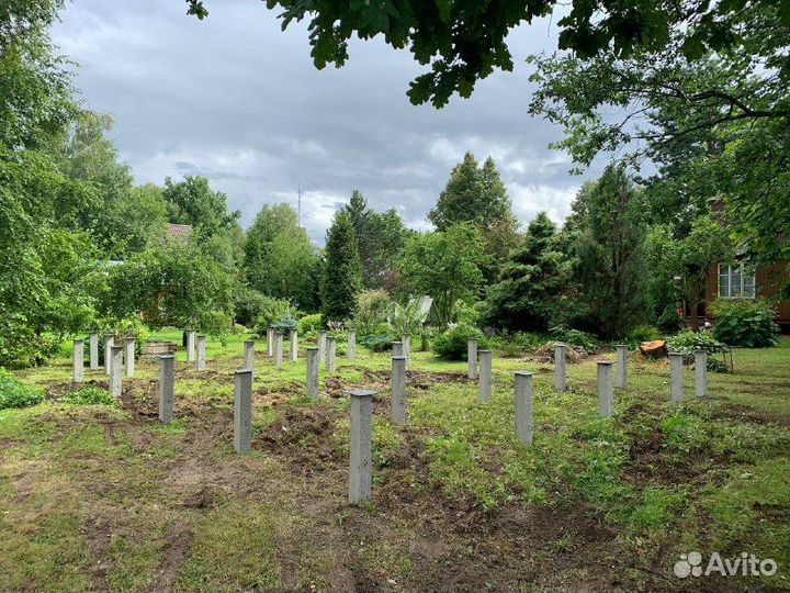 Железобетонные и винтовые сваи