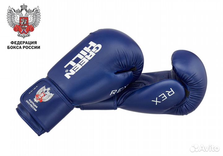 Боевые перчатки Green Hill REX, на липучке