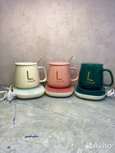 Кружка с подогревом на подставке