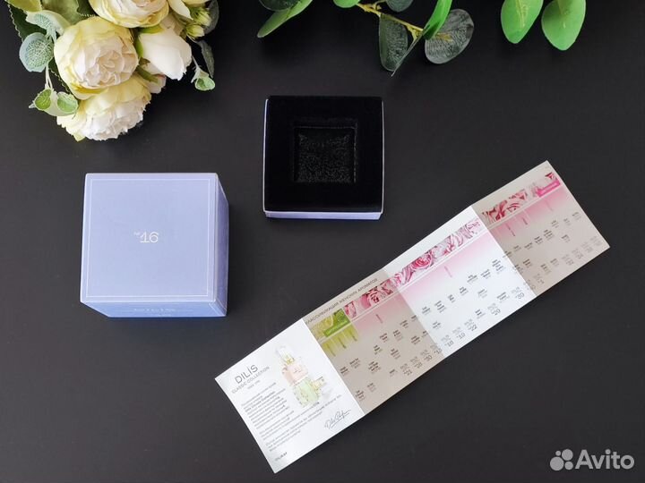 Пустая коробка от духов Dilis 16