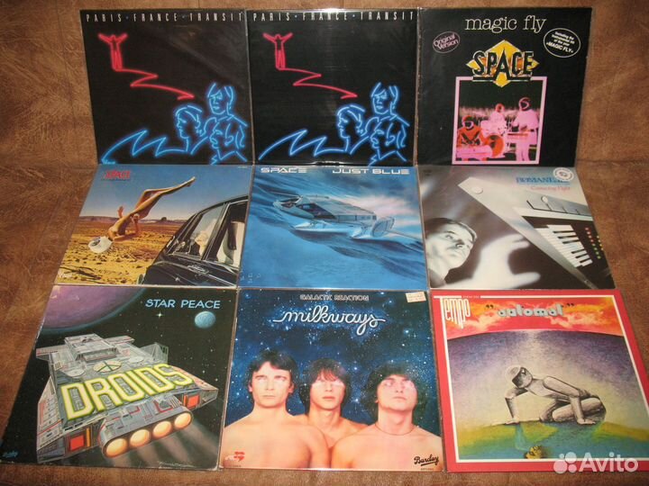 Виниловые пластинки (electro-disco / space-disco)