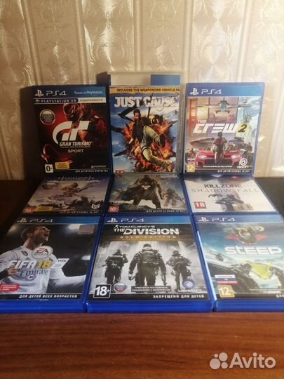 Диски на ps4