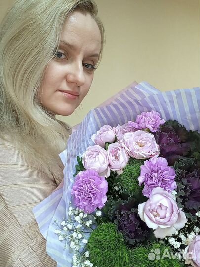 Живые цветы букеты