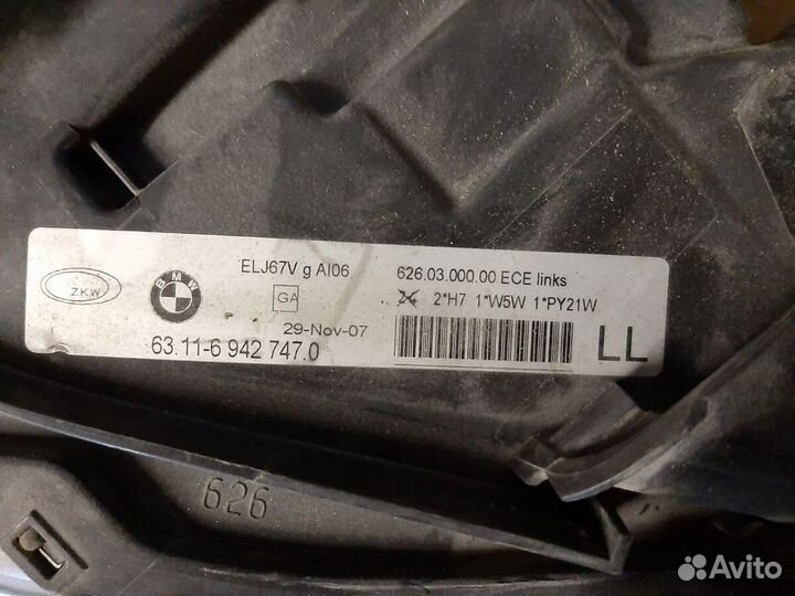 Фара левая BMW 3 E90 05 - 08 г