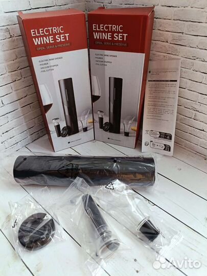 Штопор для вина электрический электро штопор 4 в 1