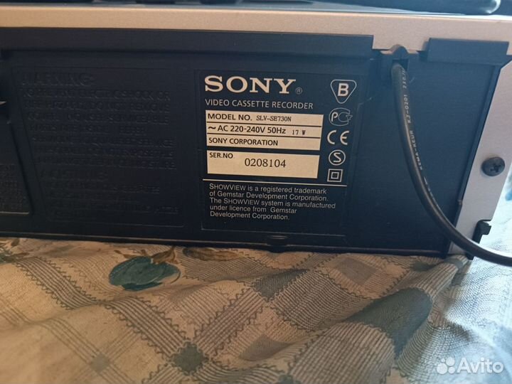 Видеомагнитофон sony slv-se730 HiFi stereo