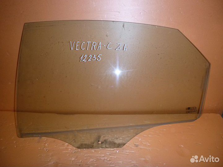 Стекло двери задней левой opel vectra C 2002-2008