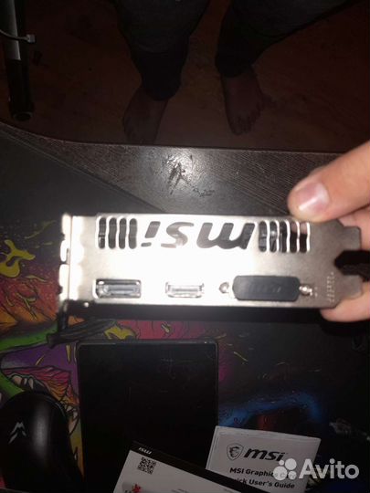 Видеокарта rx 550 4gb
