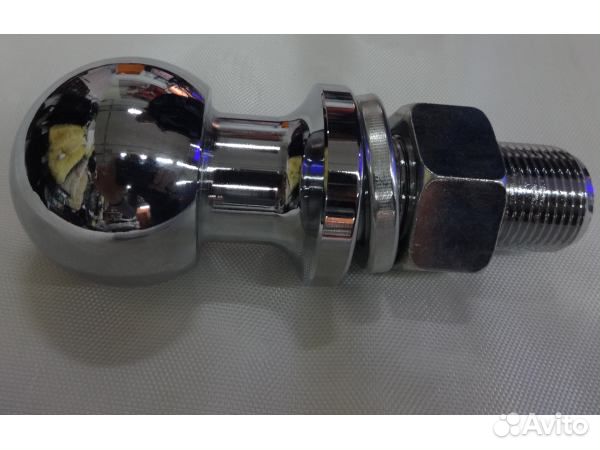 Шар тип E с гайкой d18 мм серебро