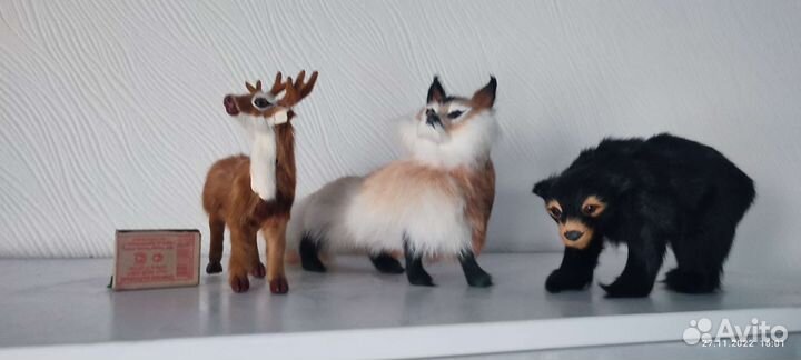 Меховые игрушки из натурального меха