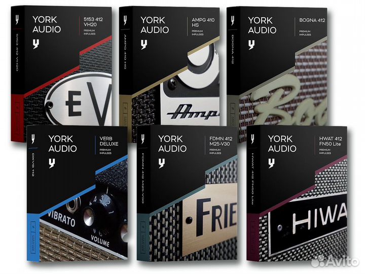 Импульсы гитарных кабинетов York Audio
