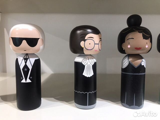 Деревянная кукла Кокеши Lucie Kaas karl lagerfeld