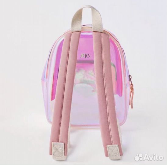 Рюкзак zara для девочек,прозрачный,водонепроницаем