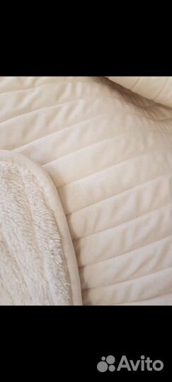 Плед покрывало молочный