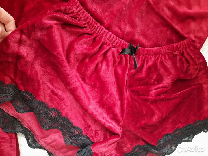 Велюровый комплект 3в1