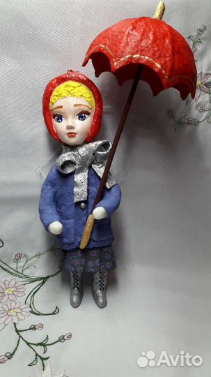 Ватные ёлочные игрушки