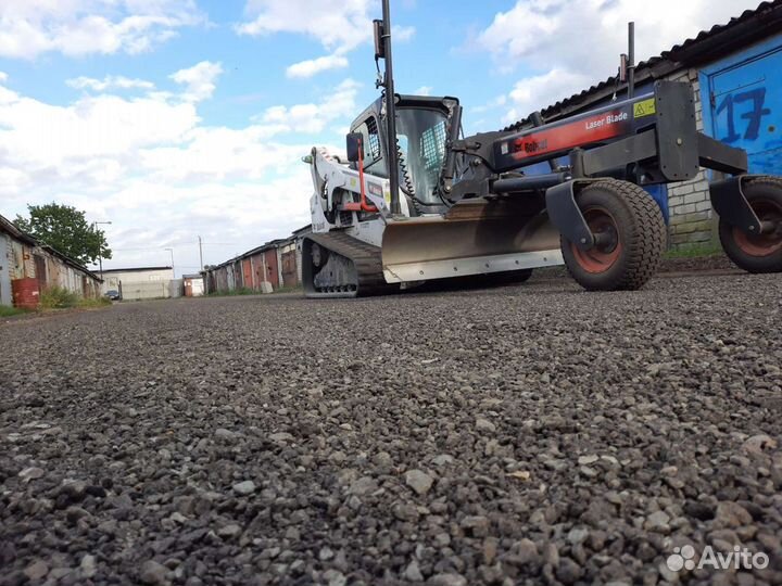 Устройство строительство дорог укладка дор.плит