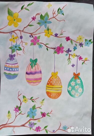 Рисунок на Пасху