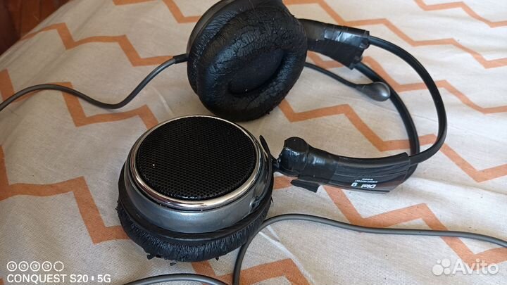 Наушники рабочие с физ поломками