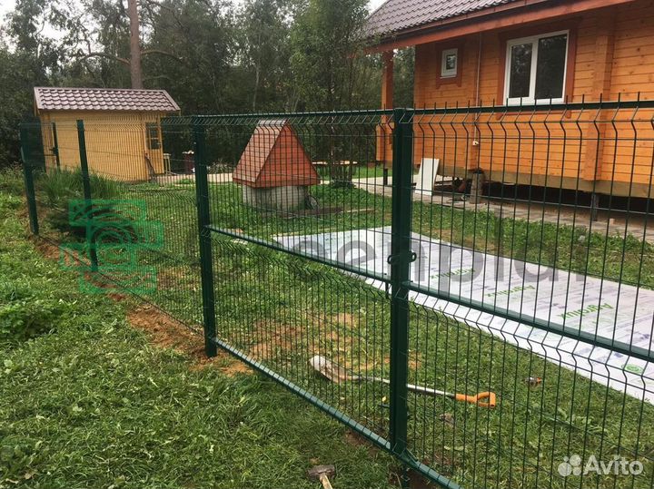 Ограждения 3д заборы. Панели 3d секции