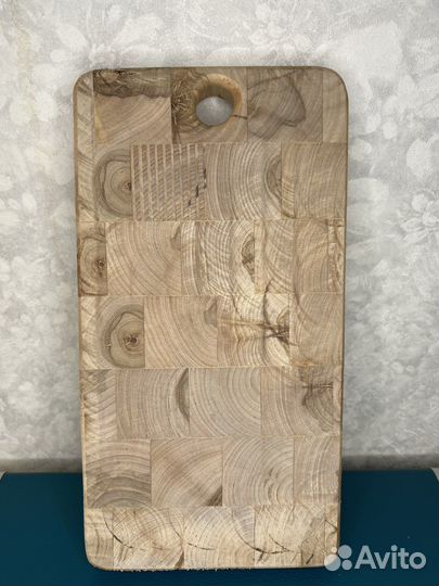 Торцевая разделочная доска из березы