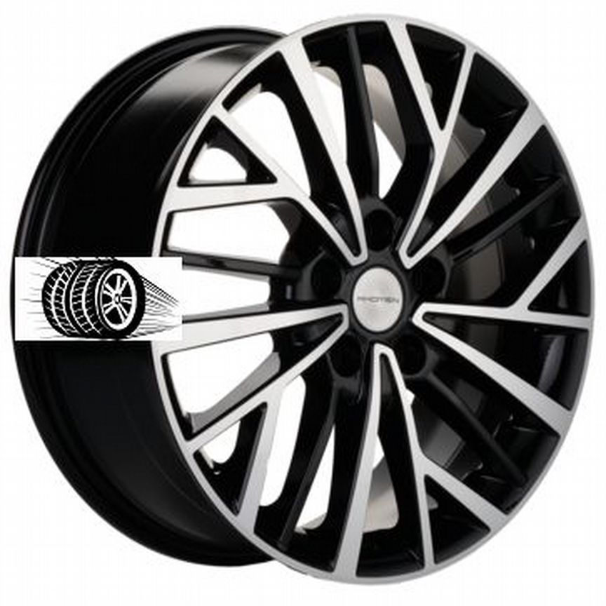 Литые диски Khomen Wheels 7×R17 5×108