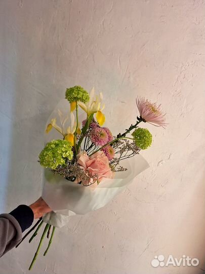 Сборный букет, букет цветов, цветы