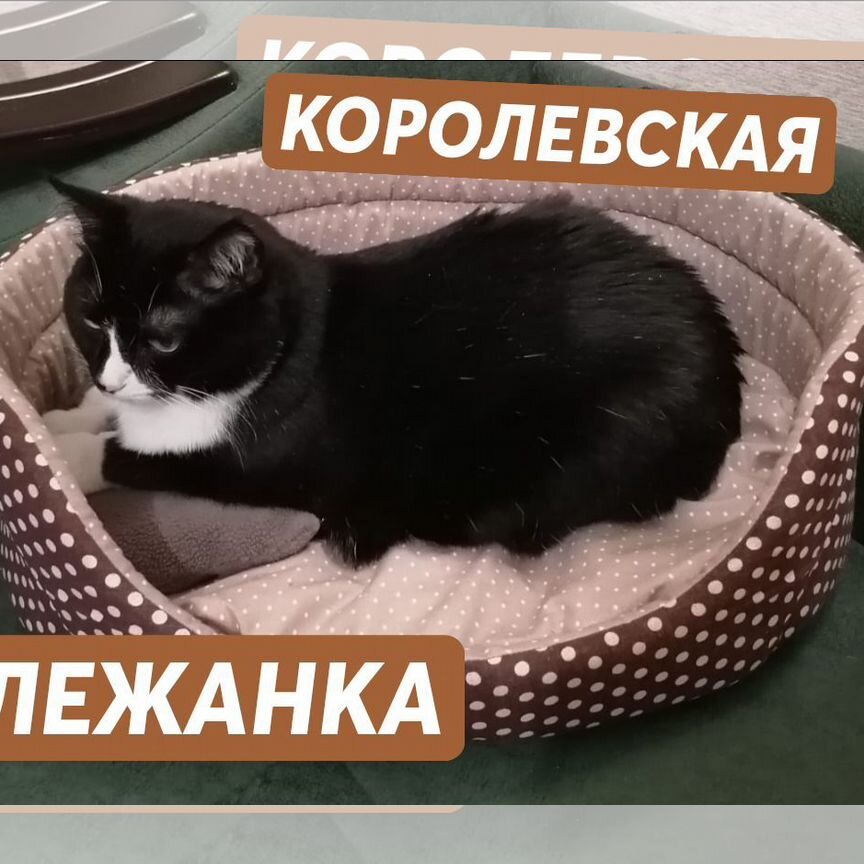 Лежанка для кошек, собак и др. животных / мягкая