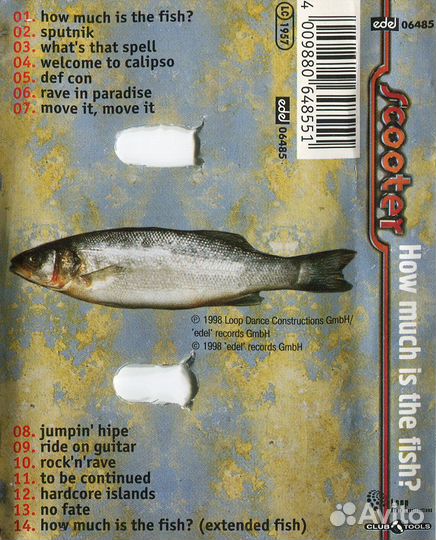 Scooter - How Much Is The Fish, Аудиокассета, 1998